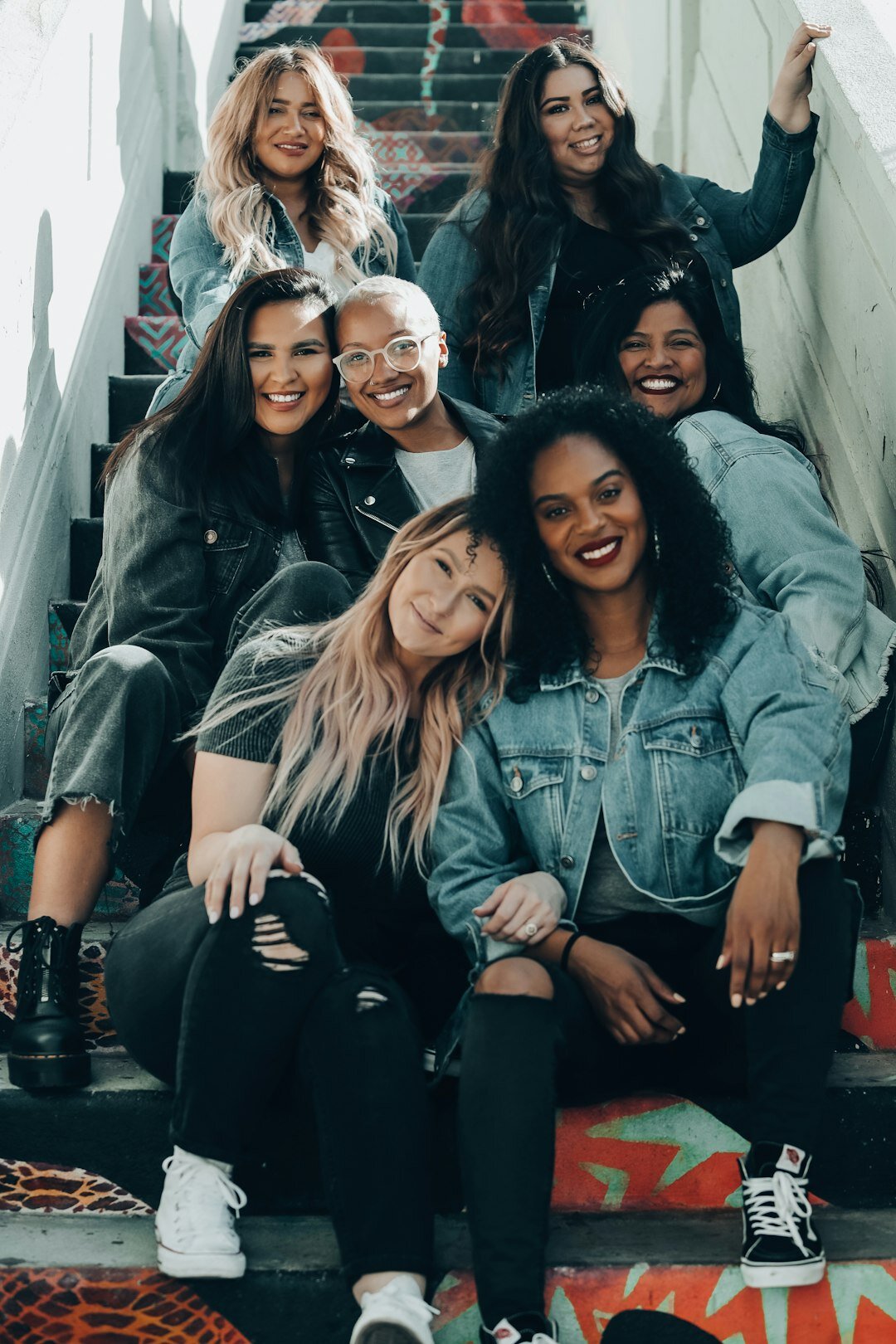 group of celebrities together